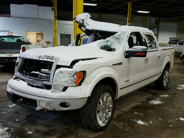 1FTFW1ET4CFC90939 - 2012 FORD F150 SUPER WHITE photo 2