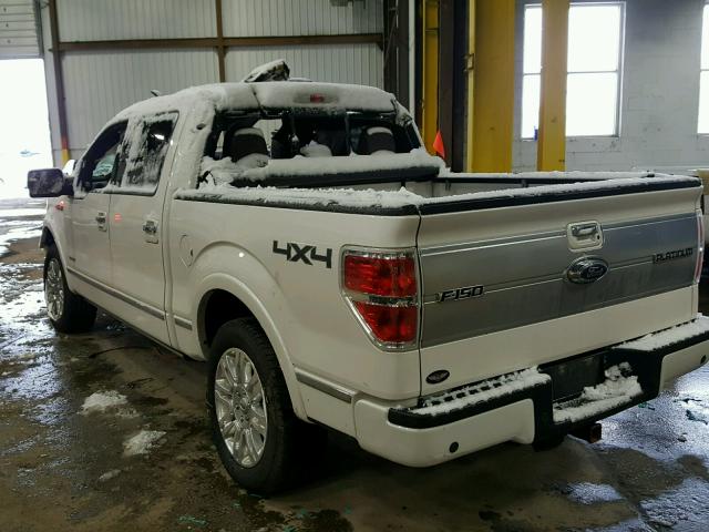 1FTFW1ET4CFC90939 - 2012 FORD F150 SUPER WHITE photo 3