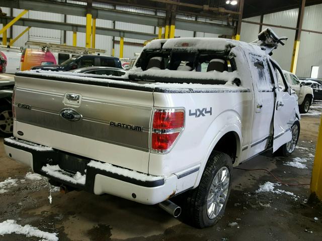 1FTFW1ET4CFC90939 - 2012 FORD F150 SUPER WHITE photo 4