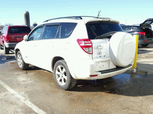 JTMYK4DV5AD004663 - 2010 TOYOTA RAV4 LIMIT WHITE photo 3