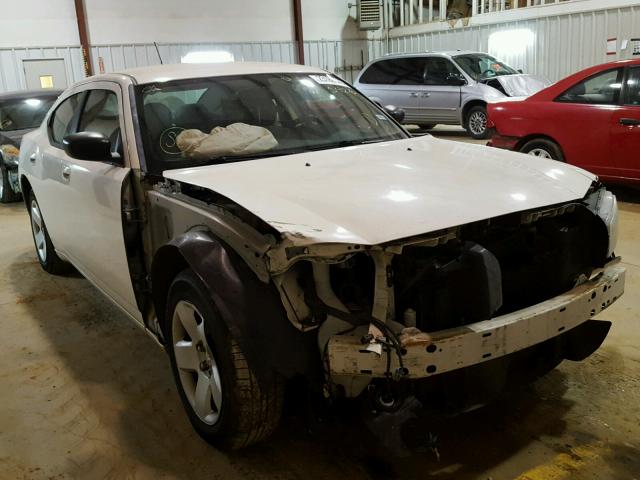 2B3KA43R08H215426 - 2008 DODGE CHARGER WHITE photo 1