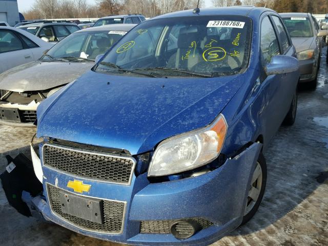 KL1TD6DE7AB121728 - 2010 CHEVROLET AVEO LS 蓝色 照片 2