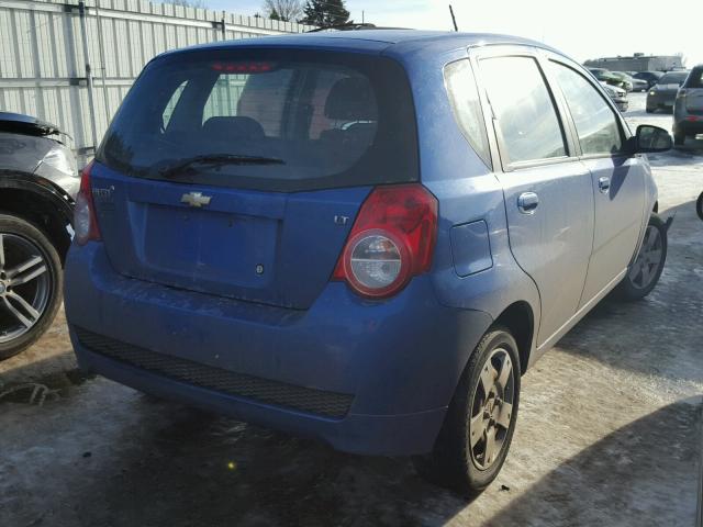 KL1TD6DE7AB121728 - 2010 CHEVROLET AVEO LS 蓝色 照片 4