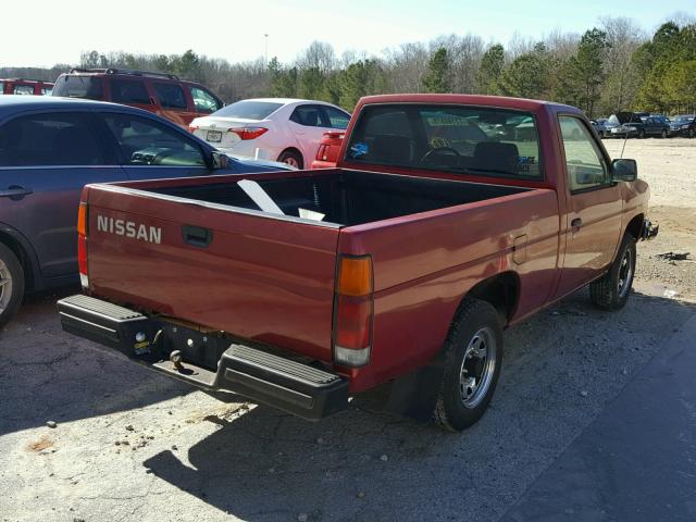 1N6SD11S5MC314358 - 1991 NISSAN TRUCK SHOR RED photo 4