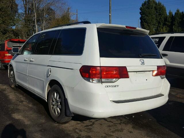 5FNRL3H72AB045087 - 2010 HONDA ODYSSEY EX WHITE photo 3