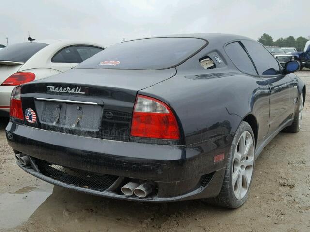 ZAMBC38A560024068 - 2006 MASERATI COUPE GT BLACK photo 4