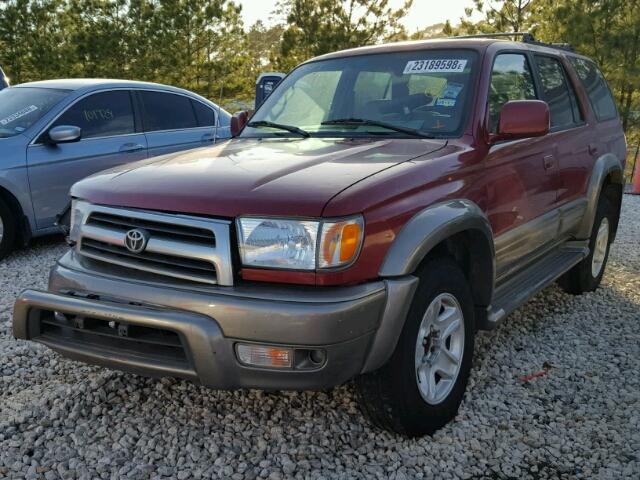 JT3GN87R5X0121785 - 1999 TOYOTA 4RUNNER LI BURGUNDY photo 2