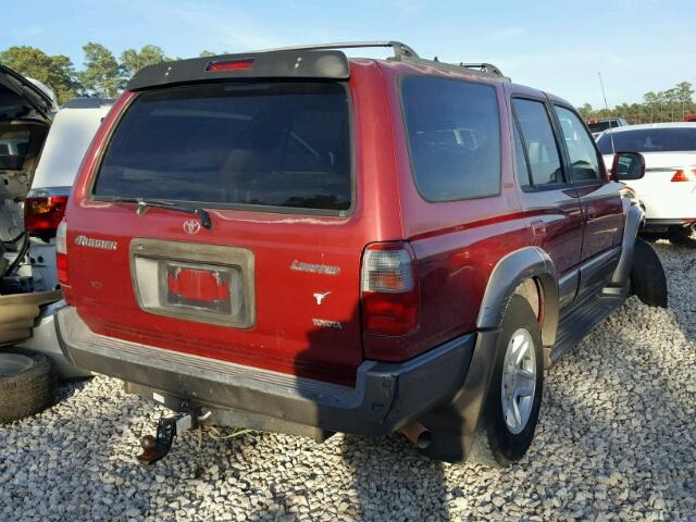 JT3GN87R5X0121785 - 1999 TOYOTA 4RUNNER LI BURGUNDY photo 4