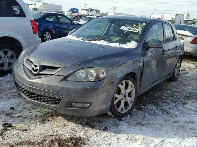 JM1BK343571750524 - 2007 MAZDA 3 HATCHBAC GRAY photo 2