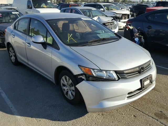 19XFB2F50CE330011 - 2012 HONDA CIVIC LX SILVER photo 1