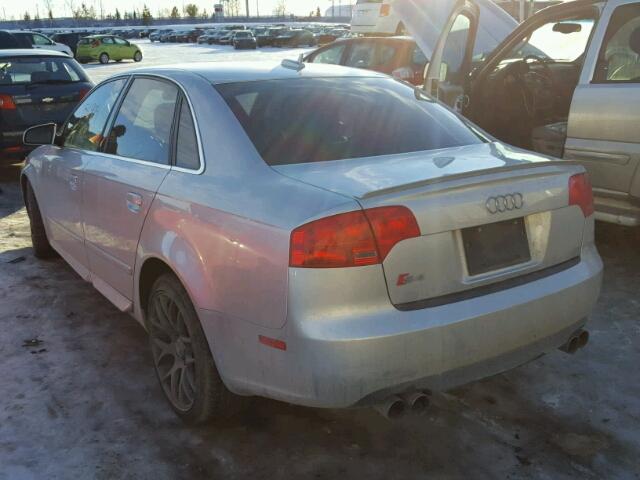 WAUGL58E55A467559 - 2005 AUDI NEW S4 QUA SILVER photo 3