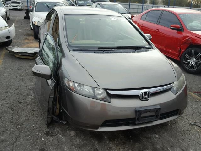 JHMFA36296S023693 - 2006 HONDA CIVIC HYBR TAN photo 1