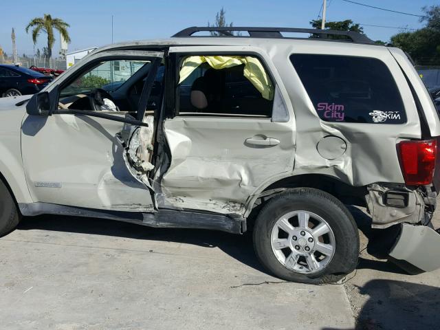 4F2CZ02Z18KM15519 - 2008 MAZDA TRIBUTE I BEIGE photo 9