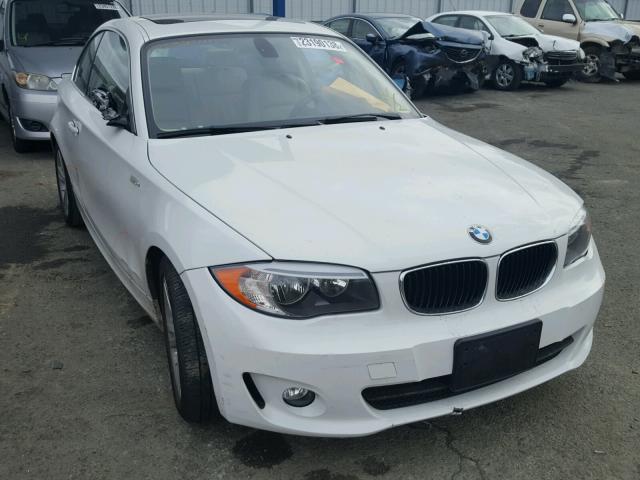 WBAUP9C5XDVS94764 - 2013 BMW 128 I WHITE photo 1