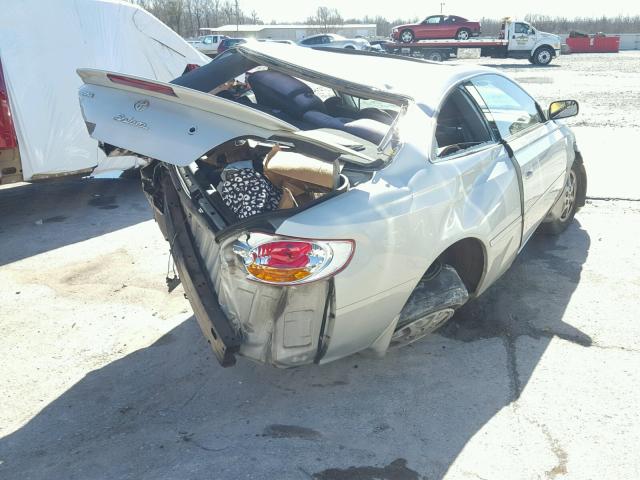 2T1CE22P33C024307 - 2003 TOYOTA CAMRY SOLA GRAY photo 4