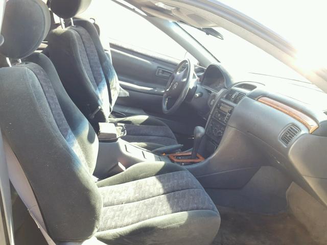 2T1CE22P33C024307 - 2003 TOYOTA CAMRY SOLA GRAY photo 5