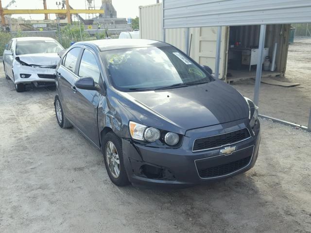 1G1JC5SH8D4160033 - 2013 CHEVROLET SONIC LT GRAY photo 1