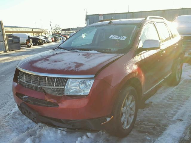 2LMDU88CX7BJ16950 - 2007 LINCOLN MKX RED photo 2