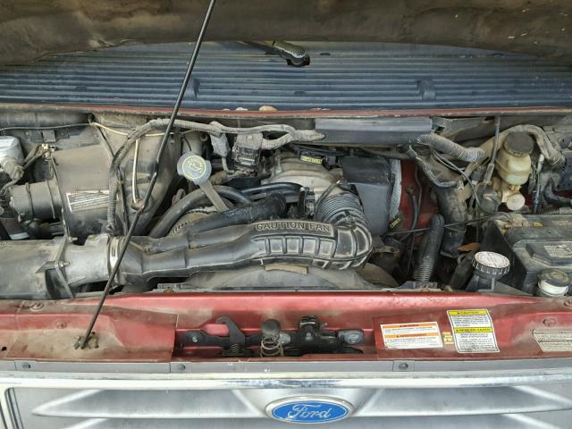 1FMCA11U6VZB44541 - 1997 FORD AEROSTAR MAROON photo 7