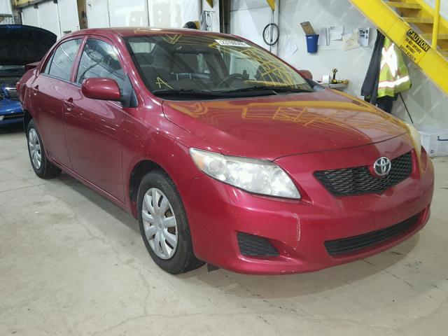 1NXBU40E69Z105983 - 2009 TOYOTA COROLLA BA MAROON photo 1