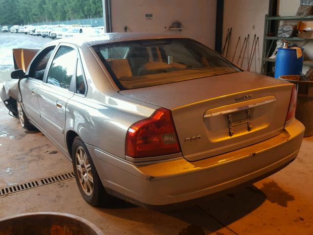 YV1TS59H941383573 - 2004 VOLVO S80 2.5T GREEN photo 3