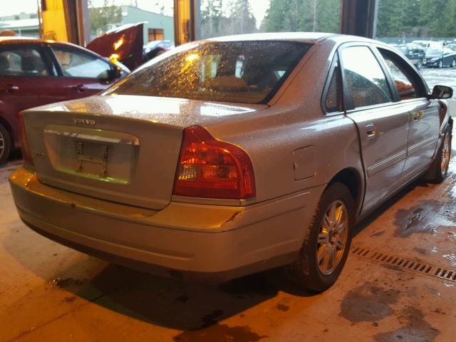 YV1TS59H941383573 - 2004 VOLVO S80 2.5T GREEN photo 4