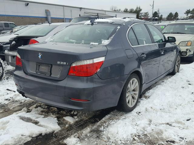 WBANV93539C131712 - 2009 BMW 535 XI GRAY photo 4