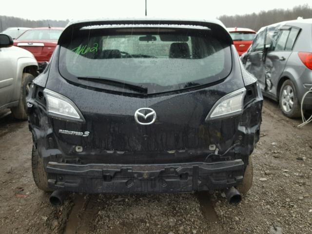 JM1BL1H36A1175546 - 2010 MAZDA SPEED 3 BLACK photo 9