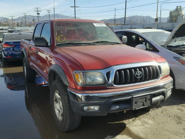 5TEGN92N24Z442815 - 2004 TOYOTA TACOMA DOU RED photo 1