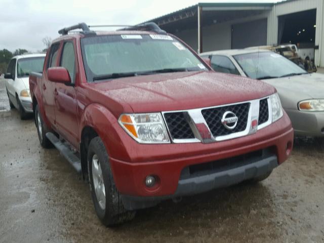 1N6AD07U17C436816 - 2007 NISSAN FRONTIER C RED photo 1