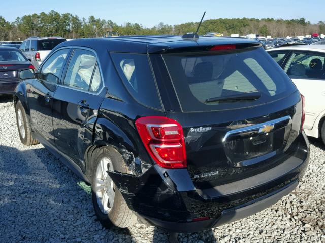 2GNALBEK6H1513911 - 2017 CHEVROLET EQUINOX LS BLACK photo 3