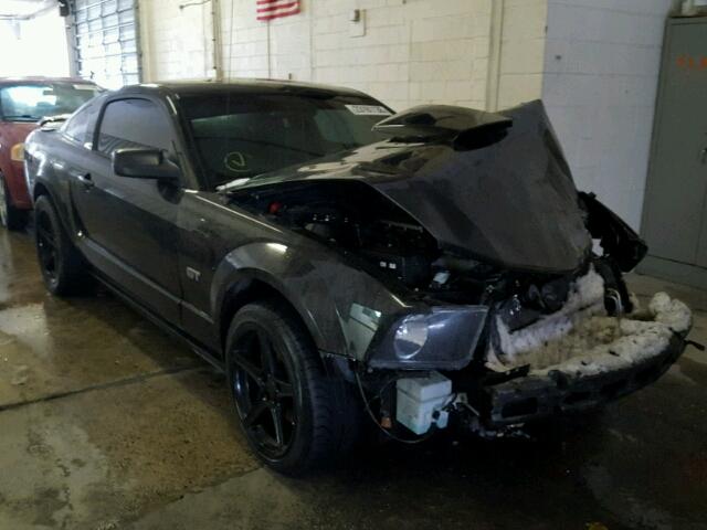 1ZVHT82H485150684 - 2008 FORD MUSTANG GT BLACK photo 1