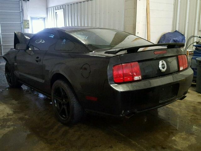 1ZVHT82H485150684 - 2008 FORD MUSTANG GT BLACK photo 3