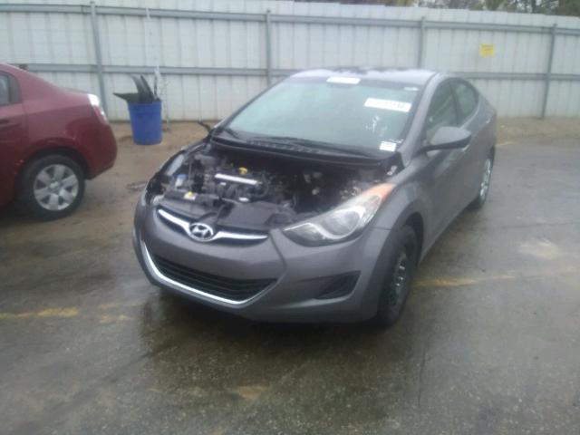 5NPDH4AE3CH067095 - 2012 HYUNDAI ELANTRA GL GRAY photo 2