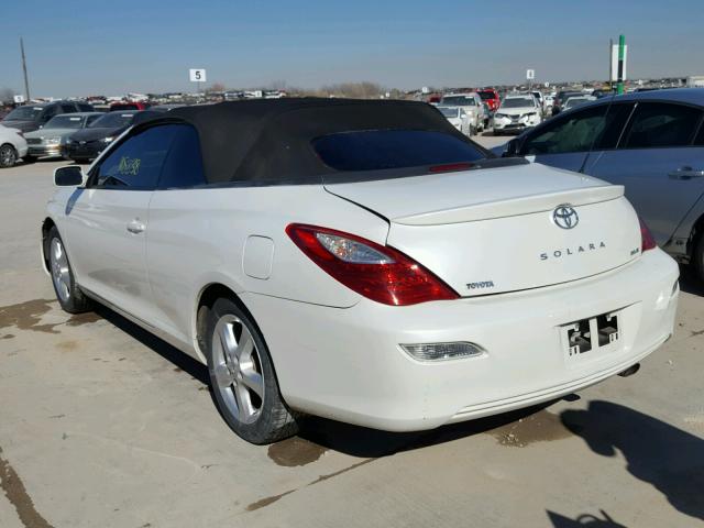 4T1FA38PX8U160283 - 2008 TOYOTA CAMRY SOLA WHITE photo 3