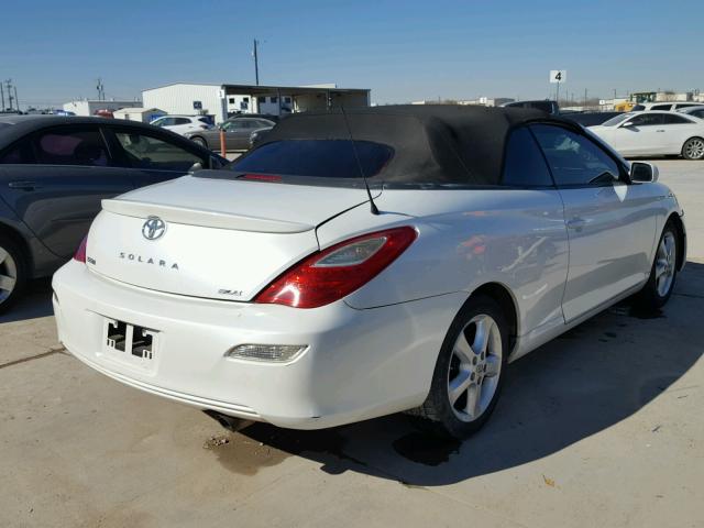 4T1FA38PX8U160283 - 2008 TOYOTA CAMRY SOLA WHITE photo 4