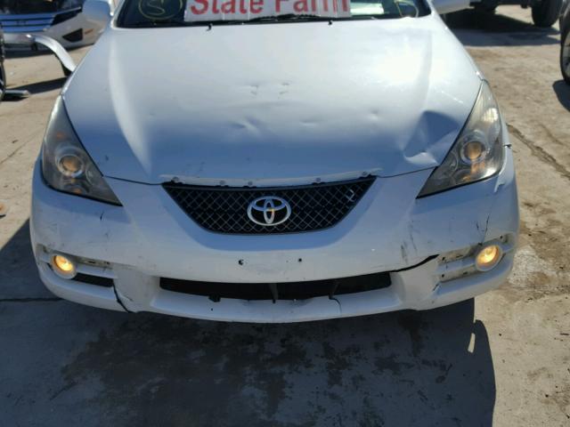 4T1FA38PX8U160283 - 2008 TOYOTA CAMRY SOLA WHITE photo 9