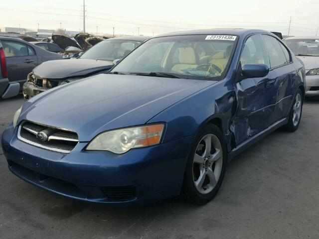 4S3BL616377212852 - 2007 SUBARU LEGACY 2.5 BLUE photo 2