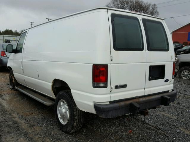 1FTNE24W87DA29444 - 2007 FORD ECONOLINE WHITE photo 3