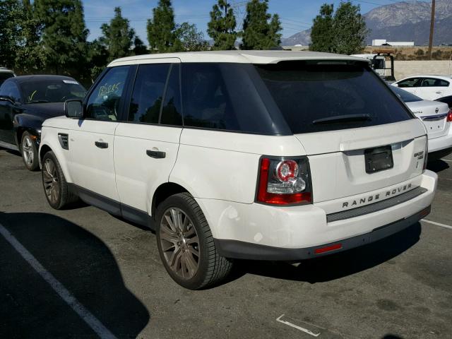 SALSK2D48AA244172 - 2010 LAND ROVER RANGE ROVE WHITE photo 3