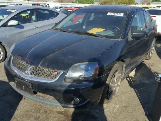 4A3AB76T97E044758 - 2007 MITSUBISHI GALANT RAL BLACK photo 2