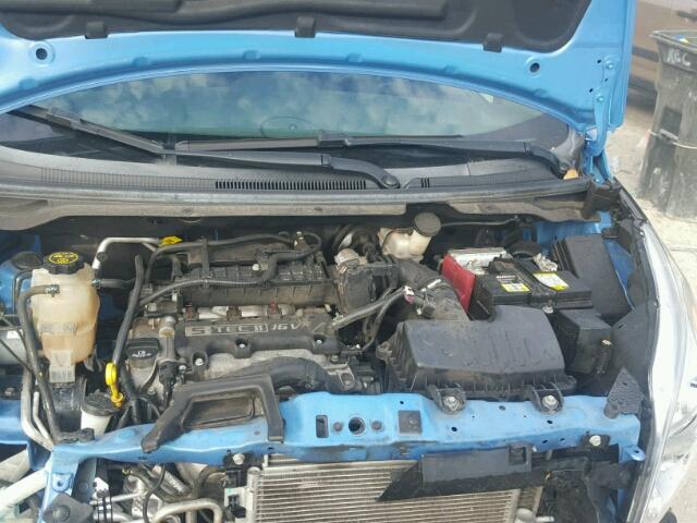 KL8CF6S91EC493101 - 2014 CHEVROLET SPARK 2LT BLUE photo 7