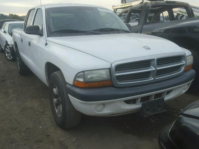 1D7HL38K94S585436 - 2004 DODGE DAKOTA QUA WHITE photo 1