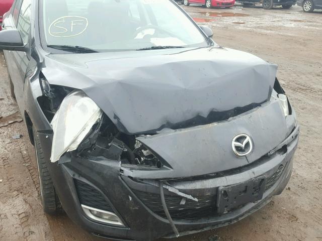 JM1BL1W61B1366533 - 2011 MAZDA 3 S BLACK photo 9