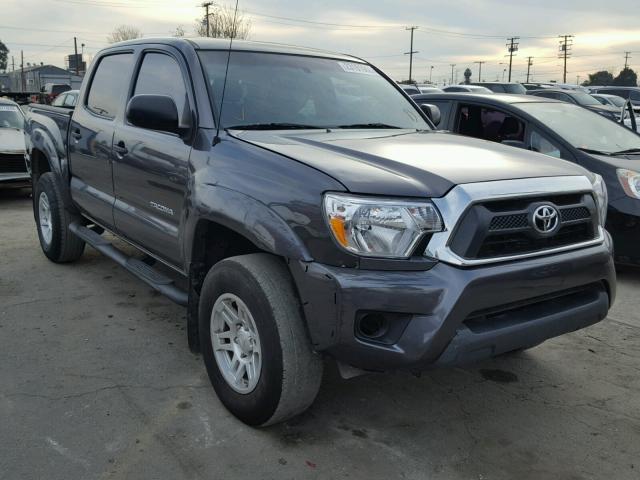 5TFJU4GN0FX081972 - 2015 TOYOTA TACOMA DOU CHARCOAL photo 1