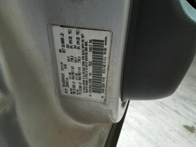 1D7HA18N24J157539 - 2004 DODGE RAM 1500 S GRAY photo 10