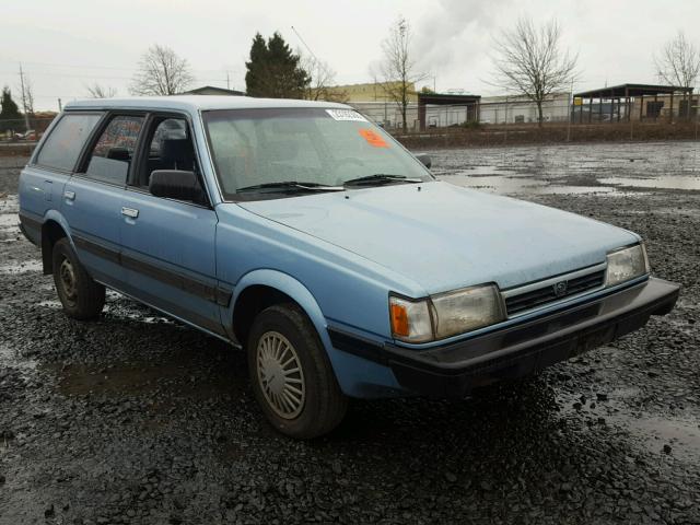 JF2AN52BXMD411875 - 1991 SUBARU LOYALE BLUE photo 1