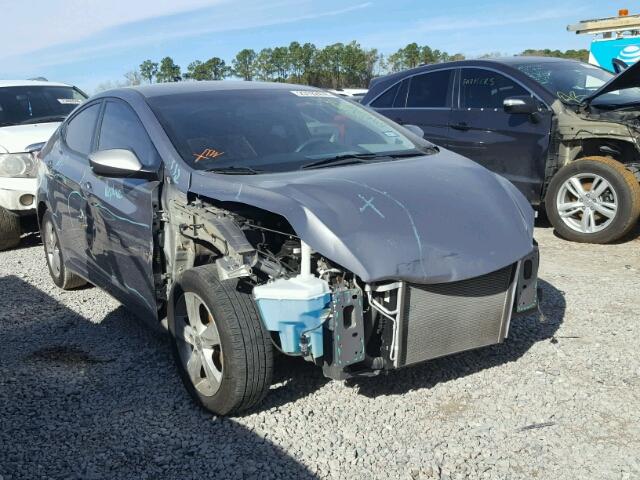 KMHDH4AE1BU083067 - 2011 HYUNDAI ELANTRA GL GRAY photo 1