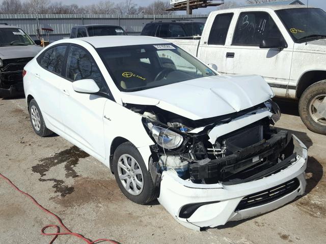 KMHCT4AE6CU244105 - 2012 HYUNDAI ACCENT GLS WHITE photo 1