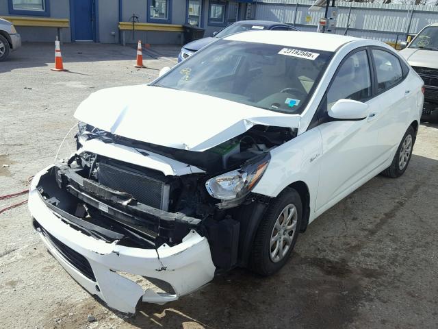 KMHCT4AE6CU244105 - 2012 HYUNDAI ACCENT GLS WHITE photo 2